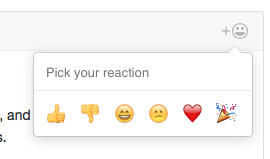 Emoji Reactions Github